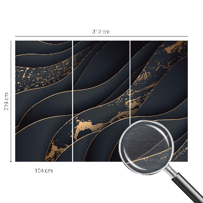 Stenska fototapeta flis Elegantni valovi