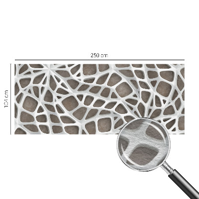 Tiskana fototapeta flis z geometrijskim omrežjem