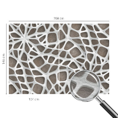 Tiskana fototapeta flis Geometrijsko omrežje