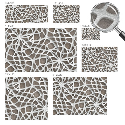 Tiskana fototapeta flis z geometrijskim omrežjem