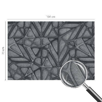 Fototapeta za dnevno sobo z geometrijskim vzorcem