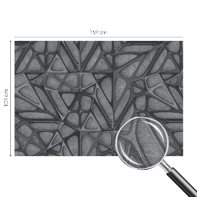 Fototapeta za dnevno sobo z geometrijskim vzorcem