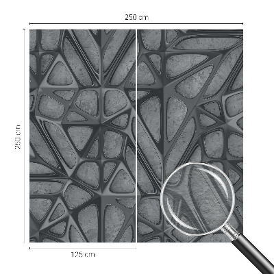 Fototapeta za dnevno sobo z geometrijskim vzorcem