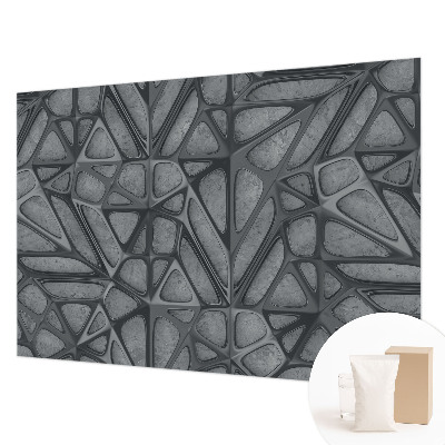 Fototapeta za dnevno sobo z geometrijskim vzorcem