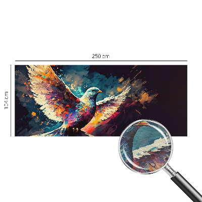 Flis fototapeta za otroško sobo Barvita ptica