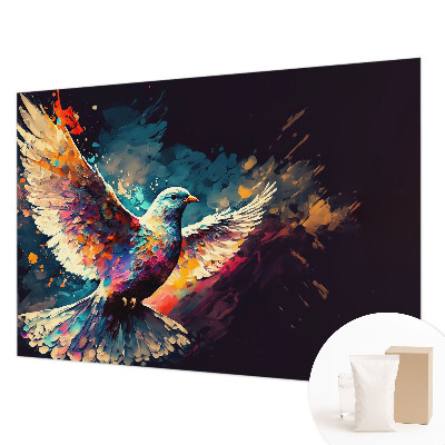 Flis fototapeta za otroško sobo Barvita ptica