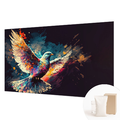 Flis fototapeta za otroško sobo Barvita ptica