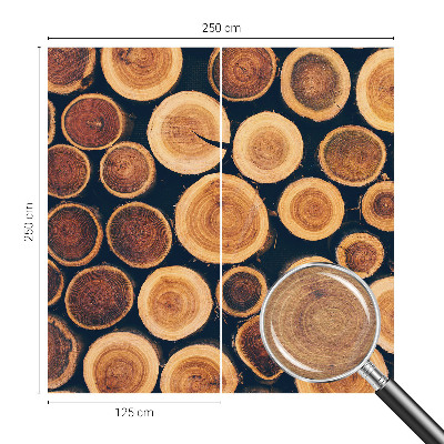 Moderna fototapeta Leseni krogi
