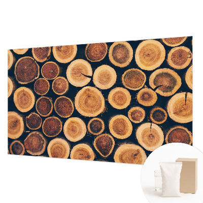 Moderna fototapeta z motivom lesenih krogov