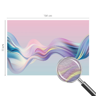 Dekorativna fototapeta Barviti valovi