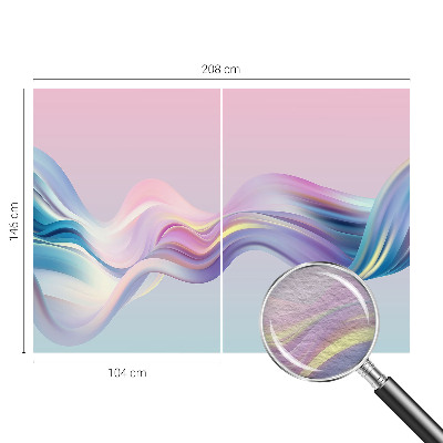 Dekorativna fototapeta Barviti valovi