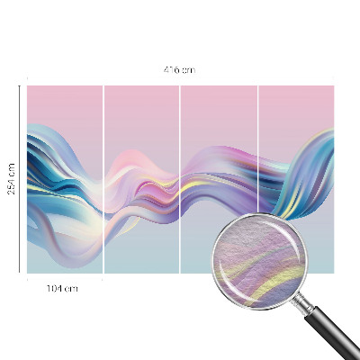 Dekorativna fototapeta Barviti valovi