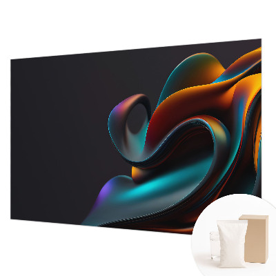 Stenska dekoracija fototapeta Barvit vrtinec