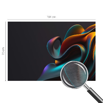 Stenska dekoracija fototapeta Barvit vrtinec