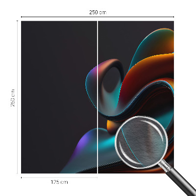 Stenska dekoracija fototapeta Barvit vrtinec