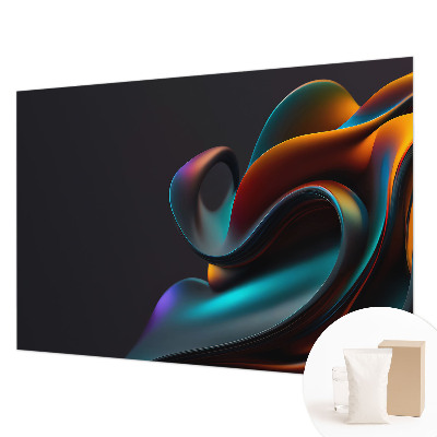 Stenska dekoracija fototapeta Barvit vrtinec