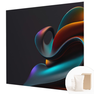 Stenska dekoracija fototapeta Barvit vrtinec