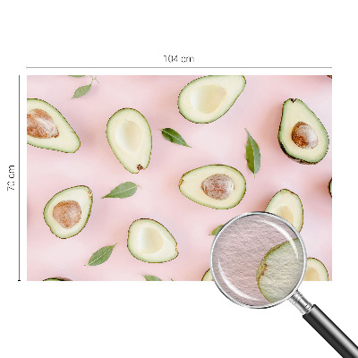 Fototapeta s tiskom z motivom narezanega avokada