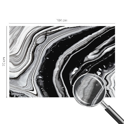 Netkana fototapeta Monokromatski valovi