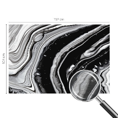 Netkana fototapeta Monokromatski valovi