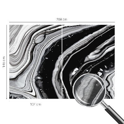 Netkana fototapeta Monokromatski valovi