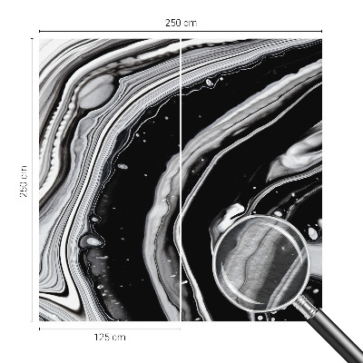 Netkana fototapeta Monokromatski valovi