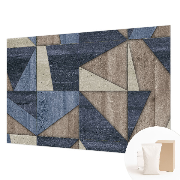 Moderna fototapeta z geometrijskimi vzorci