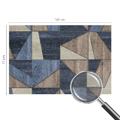 Moderna fototapeta z geometrijskimi vzorci