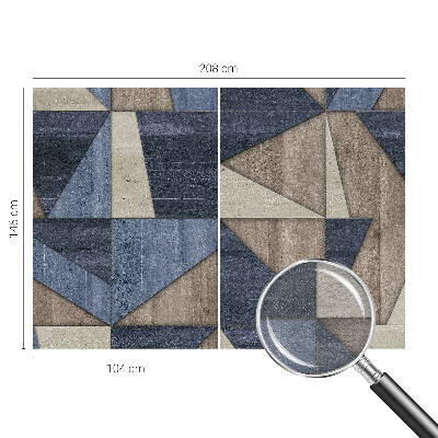 Moderna fototapeta z geometrijskimi vzorci