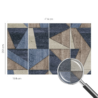 Moderna fototapeta z geometrijskimi vzorci
