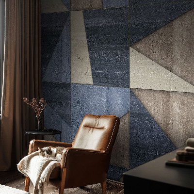 Moderna fototapeta z geometrijskimi vzorci