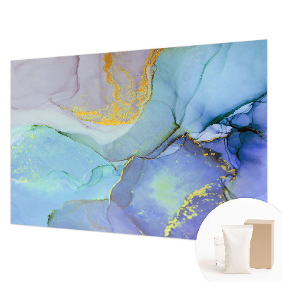 Flis fototapeta za otroško sobo Akvarelne oblike