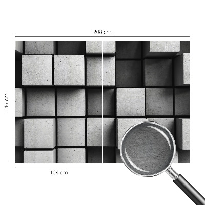 Fototapeta za spalnico Geometrijske kocke
