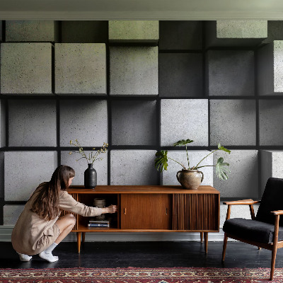 Fototapeta za spalnico Geometrijske kocke