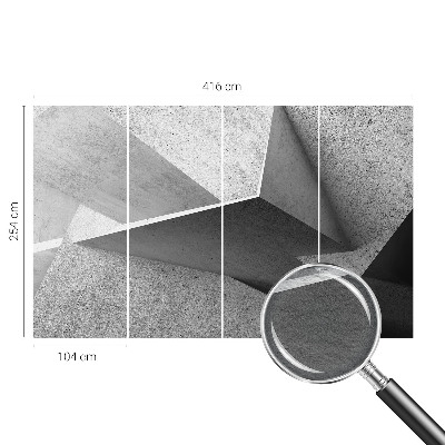 Foto tapeta z motivom geometrijskih struktur