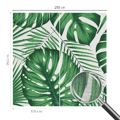 Netkana fototapeta Tropski listi