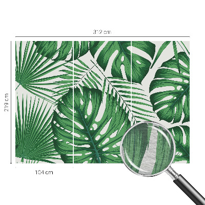 Netkana fototapeta Tropski listi