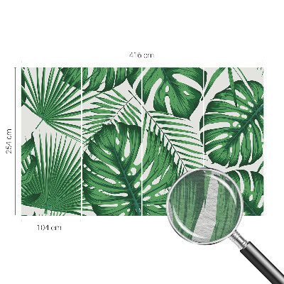 Netkana fototapeta Tropski listi