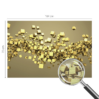 Flis fototapeta za otroško sobo Ustvarjalne kocke