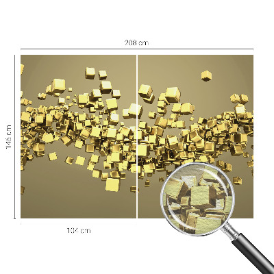 Flis fototapeta za otroško sobo Ustvarjalne kocke