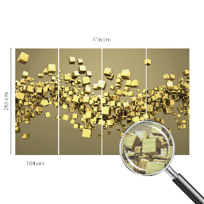 Flis fototapeta za otroško sobo Ustvarjalne kocke