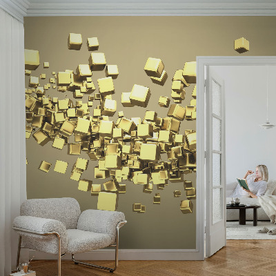 Flis fototapeta za otroško sobo Ustvarjalne kocke