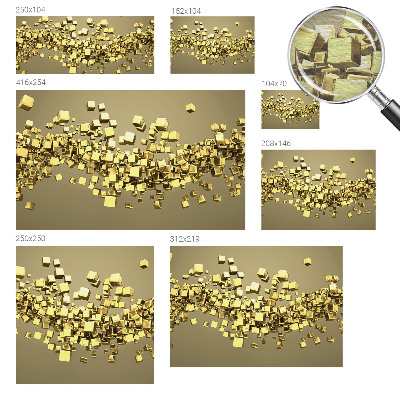 Flis fototapeta za otroško sobo Ustvarjalne kocke