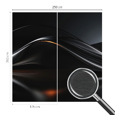 Fototapeta za spalnico Kovinski valovi