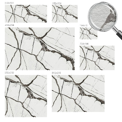 Dekorativna fototapeta z motivom marmornih razpok