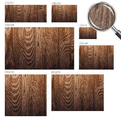 Netkana fototapeta Leseni obroči