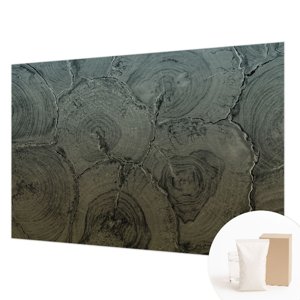 Tiskana fototapeta flis Leseni obroči