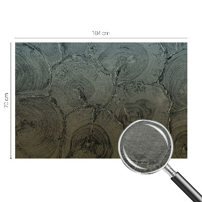 Tiskana fototapeta flis Leseni obroči