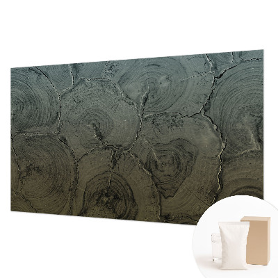 Tiskana fototapeta flis Leseni obroči