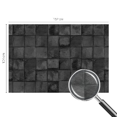 Fototapeta za dnevno sobo v motivu sivih ploščic